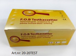 F.O.B Testkassetter