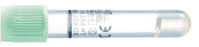 Produkt Vakuumrör Plasma med gel, mintgrön, 5/3ml med Li-Heparin