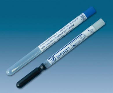 Produkt Provtagningsset för odling nasopharynx blå